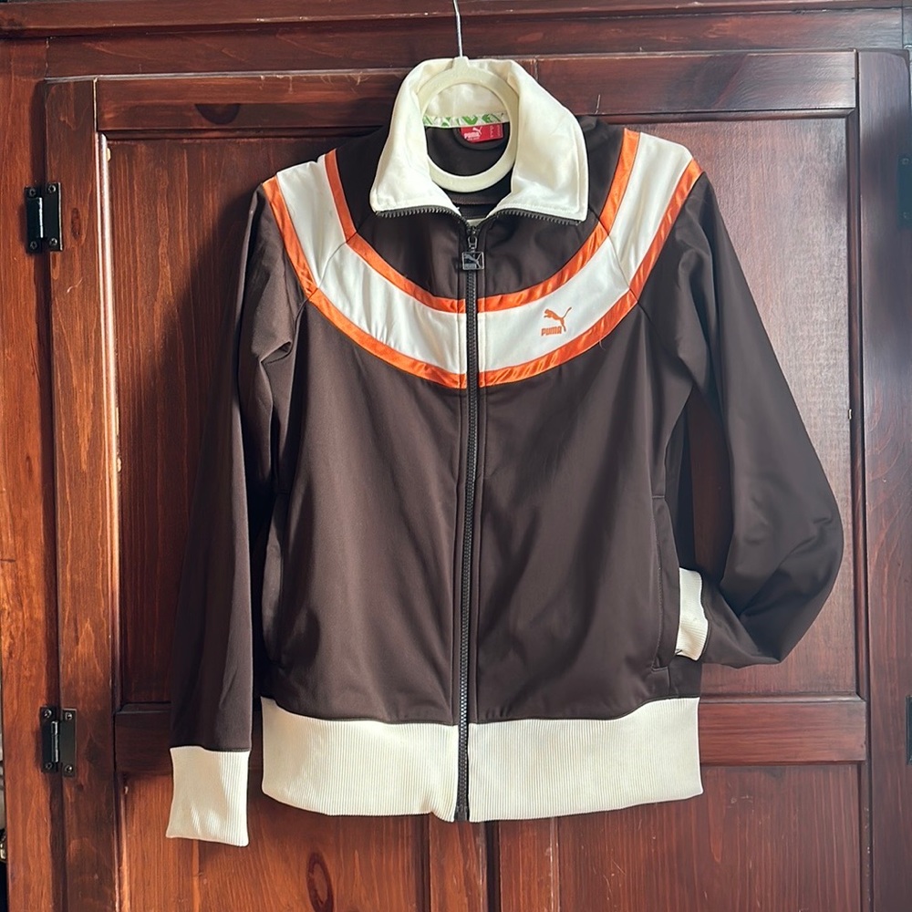 PUMA VARSITY TRACK ZIP-UP JACKET